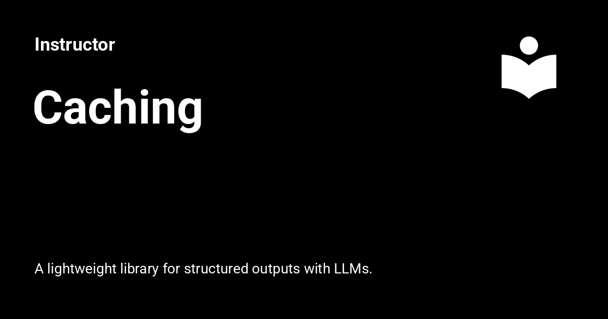 Caching instructor