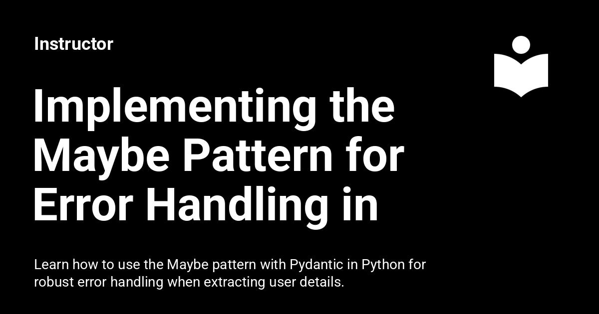 Implementing the maybe pattern for error handling in functional